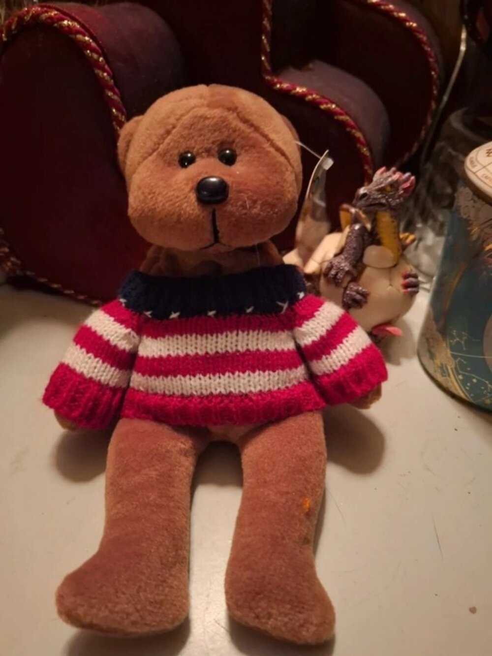Justice beanie baby